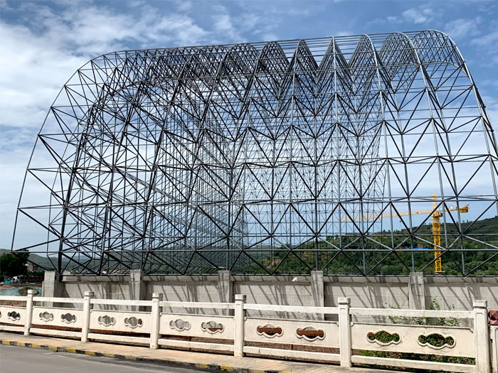 睢宁山寨矿储煤棚网架